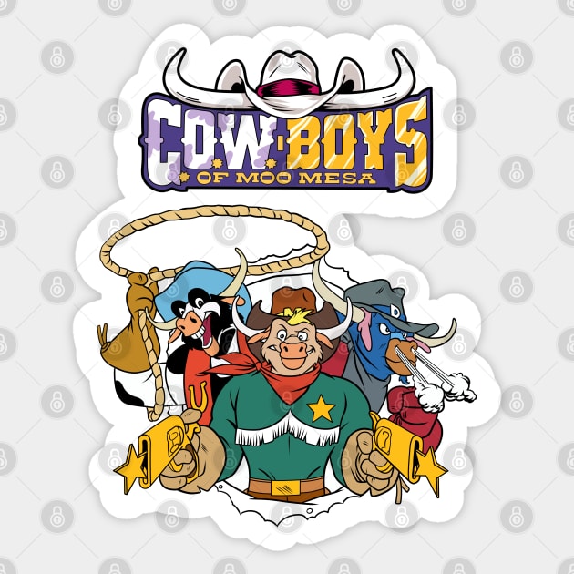 Cowboys of moo mesa Sticker by OniSide